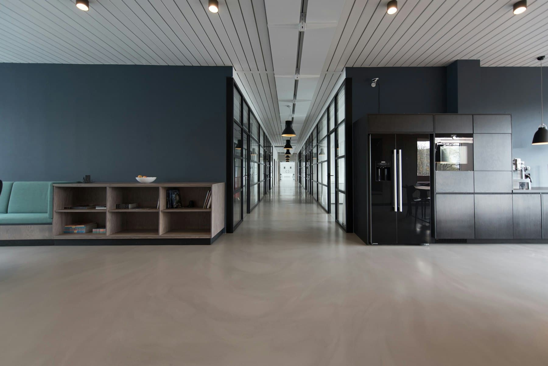 Illustratives modernes Bürointerieur