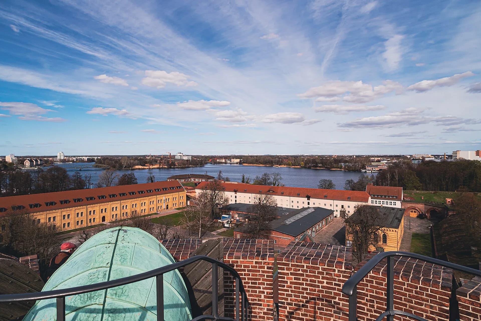 Blick von der Zitadelle Spandau über die Havel